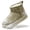 Khaki Green, variant on Womens Snow Ankle Boots Platform Winter Fur-Lined Boots Cozy Warm Anti-Slip Memory Foam Outdoor Booties