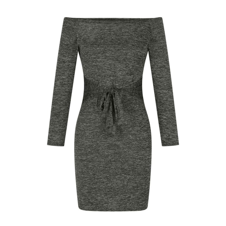 dark grey one shoulder dress Draped Charcoal Grey One Shoulder Bridesmaid Dress