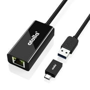 atolla USB to Ethernet Adapter, USB 3.0 to Network LAN RJ45 Gigabit Ethernet Adapter Compatible with MacBook