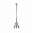 thumbnail image 2 of 6011P12-BP-Z-Lite-Eaton - 1 Light Pendant in Sleek Style - 12 Inches Wide by 12.5 Inches High-Bronze Plate Finish, 2 of 4