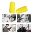 thumbnail image 3 of Protector de tapones para los oídos exquisito tapón compacto para los oídos espumas para dormitorio viajes para estudiar el sitio de construcción operación de máquinas, 3 of 8
