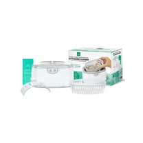 Gem Glow Ultrasonic Cleaning Machine for Jewelry & Watches, with Timer & Watch Holder, Stainless Steel