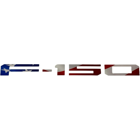 Eurosport Fits 2021-Current, Ford F150 Tailgate Letters (USA Flag)