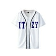 thumbnail image 2 of Kpop ITZY None of My Business Merch Baseball Jersey V-Neck T-shirt Hip Hop Shirt, 2 of 4