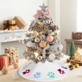 thumbnail image 5 of Christmas Mini Trumpet Tree Skirt with Cute Creative Dog Paw Design - Perfect Holiday Decor for Your Tree, Adding a Fun Touch to Festive Celebrations and Seasonal Gatherings, 5 of 6