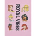 thumbnail image 3 of Disney Girls Princess Royal Vibes Graphic Tee with Short Sleeves Crew Neck Casual T-Shirt, Size XS-XL, 3 of 3