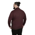thumbnail image 2 of Duke Mens D555 Cramlington Knitted Quarter Zip Kingsize Sweatshirt, 2 of 5