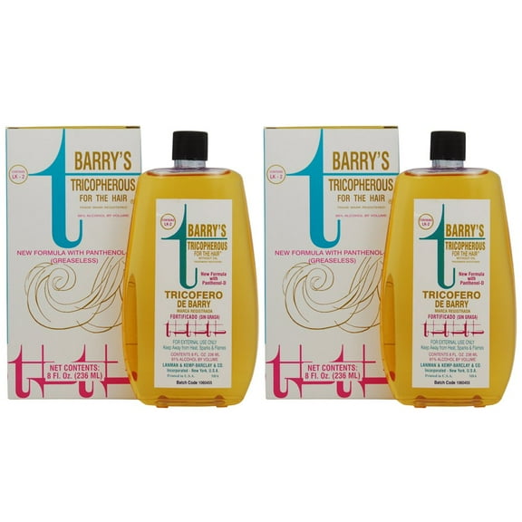 L&K Barry's Tricopherous for the Hair Greaseless 8oz "Pack of 2"