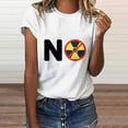thumbnail image 1 of Chemise Protéger Nos Océans T-shirt Femme Col Rond Imprimé Pollution Mode et Confortable Haut Femme Manches Courtes Col Rond Haut/chemise en Solde, 1 of 7