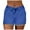 Blue, variant on ZUKMRJPC Shorts for Women Trendy Summer Elastic Waist Drawstring Shorts Loose Comfy Casual Athletic Shorts with Pockets