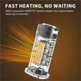 thumbnail image 2 of Portable Electric Heater With Adjustable Thermostat Instant Heat Low Consumption Air Humidification Radiator For Personal Space ,Ultimate Temperature Control, 2 of 6