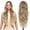 Ombre Blonde, variant on JAZZ STAR 30 inches Long Wavy Front HD Lace Wig with Ombre Blonde Synthetic Hair for Women Daily Cosplay Halloween