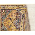 thumbnail image 4 of United Weavers Caledonia Zaylee Farmhouse Medallion Area Rug, Burnt Orange, 7'10" x 7'10", 4 of 5