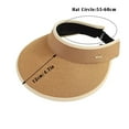 thumbnail image 3 of Foldable Straw Cowboy Hat with Wide Brim for Sun and Casual Western Style Outdoor Beach Wear, 3 of 6