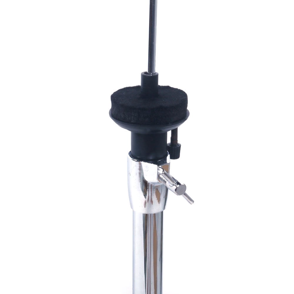GZXS Professional Pedal Control Style Drum High Hat Cymbal Stand With Pedal Silver & Black