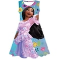 thumbnail image 1 of 2023 año niñas Magic full house princesa vestido niños verano dibujos animados Disney 3D estampado cumpleaños Magic full house princesa Dress12M Gao Jinjia LED, 1 of 2