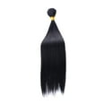 thumbnail image 2 of Black Long Straight Hair Wefts/Extensions - 20 Inches - Hair Bundles Brazilian Hair Weave Bundles Natural Black Color Straight Hair, 1 Black Long Straight Hair Weft/Extension, East Makeup Organizer, 2 of 2