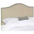 thumbnail image 2 of SAFAVIEH Connie Classic Upholstered Headboard with Nail Heads, Queen, Hemp, 2 of 3
