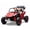 Red, variant on ICEELF 24V 2-Seater Kids UTV, Ride-On Car with 4 x 200W Motors, 3-6 MPH, Music Function, 4 Spring Suspension, 20'' Seat for Kids Ages 3-8, Red