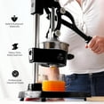 thumbnail image 4 of Kitchen Cast-Iron Orange Juice Squeezer - Easy-to-Clean, Heavy-Duty, Professional Citrus Juicer - Stainless Steel Lemon Squeezer - Manual Citrus Press & Orange Squeezer - Orange Juicer (Black), 4 of 8
