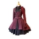 thumbnail image 1 of Vestido gótico retro renacentista medieval con lazo y manga larga con volantes Steampunk cosplay, 1 of 5