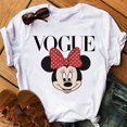thumbnail image 1 of Minnie Mouse camiseta niñas mujeres Kawaii Top dibujos animados gráfico camisetas divertidas Harajuku Disney camiseta moda camiseta mujer ropa 2XL Gao Jinjia LED, 1 of 2