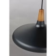 thumbnail image 4 of Maxim 11354WNBK 15 in. Nordic 1 Light Walnut & Black Single Pendant Ceiling Light, 4 of 5