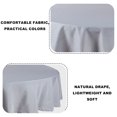 thumbnail image 3 of Nappe Ronde Imperméable en Chlorure de Polyvinyle, Nappe en Vinyle Anti-Huile et Anti-Éclaboussures, Nettoie la table, 3 of 5