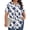 (Fashion 22)Multicolor, variant on Womens Plus Size Tops Tunic Short Sleeve Crew Neck Shirts Floral Print Blouses Loose Summer Tops