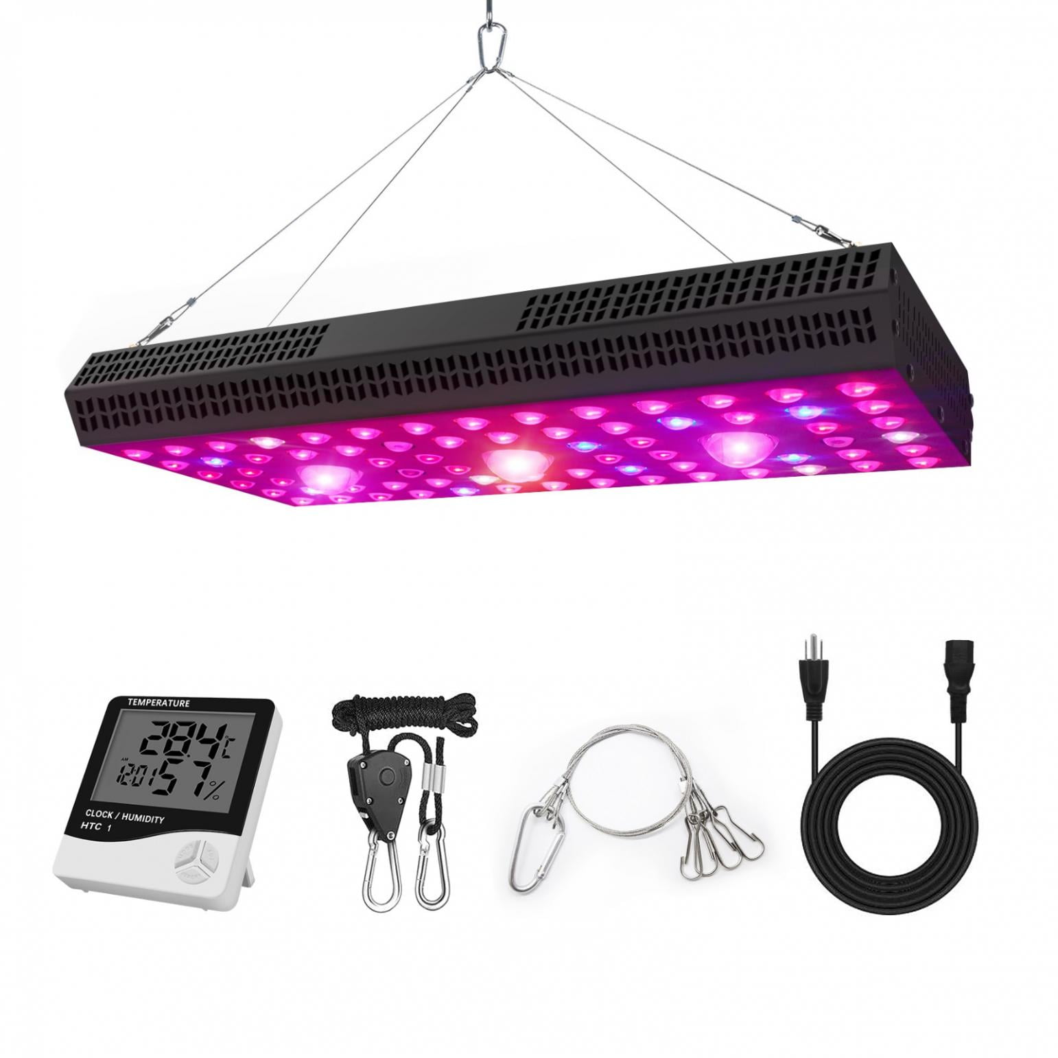 WILLS Cree COB Full Spectrum Grow Lights for Indoor with LED Grow Lights 1000W 