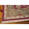 thumbnail image 5 of Nourison  Nourmak Traditional Border Area Rug Burgundy 5'10" x 8'10" 6' x 9' Indoor,Handmade Living Room,Bedroom,Dining Room N/A Rectangle, 5 of 7
