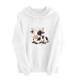 thumbnail image 2 of Aimik Womens Funny Cow Graphic Hoodies Sweatshirts Long Sleeve Pullover Tops with Drawstring Pockets Fall Loose Comfy Hoodied Tops, 2 of 6
