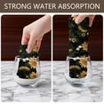 thumbnail image 6 of 6 Pcs Funny Kitchen Towels,Black Geometric Striped Pattern Microfiber Dish Towels,Kitchen Tea Towels,Kitchen Towel Set (18" X 26"), 6 of 7