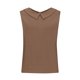 thumbnail image 4 of Vestidos Casuales Para Mujer, Blusas De Mujer De Moda Camisa bonita de lino con cuello de muñeca, suelta, sin mangas, de color liso y verano para mujer, 4 of 5