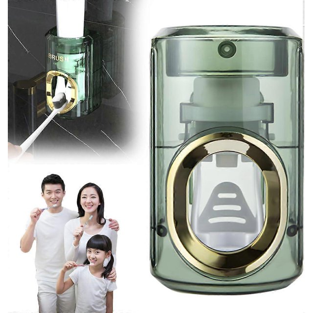 Light Luxury Toothpaste Squeezer, Automatic Toothpaste Dispenser,for Adult Kid, Touchless Household Non-punching Wall Mounted for Home