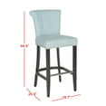 thumbnail image 5 of Safavieh Addo Classic Glam Ring Bar Stool with Footrest, 5 of 7