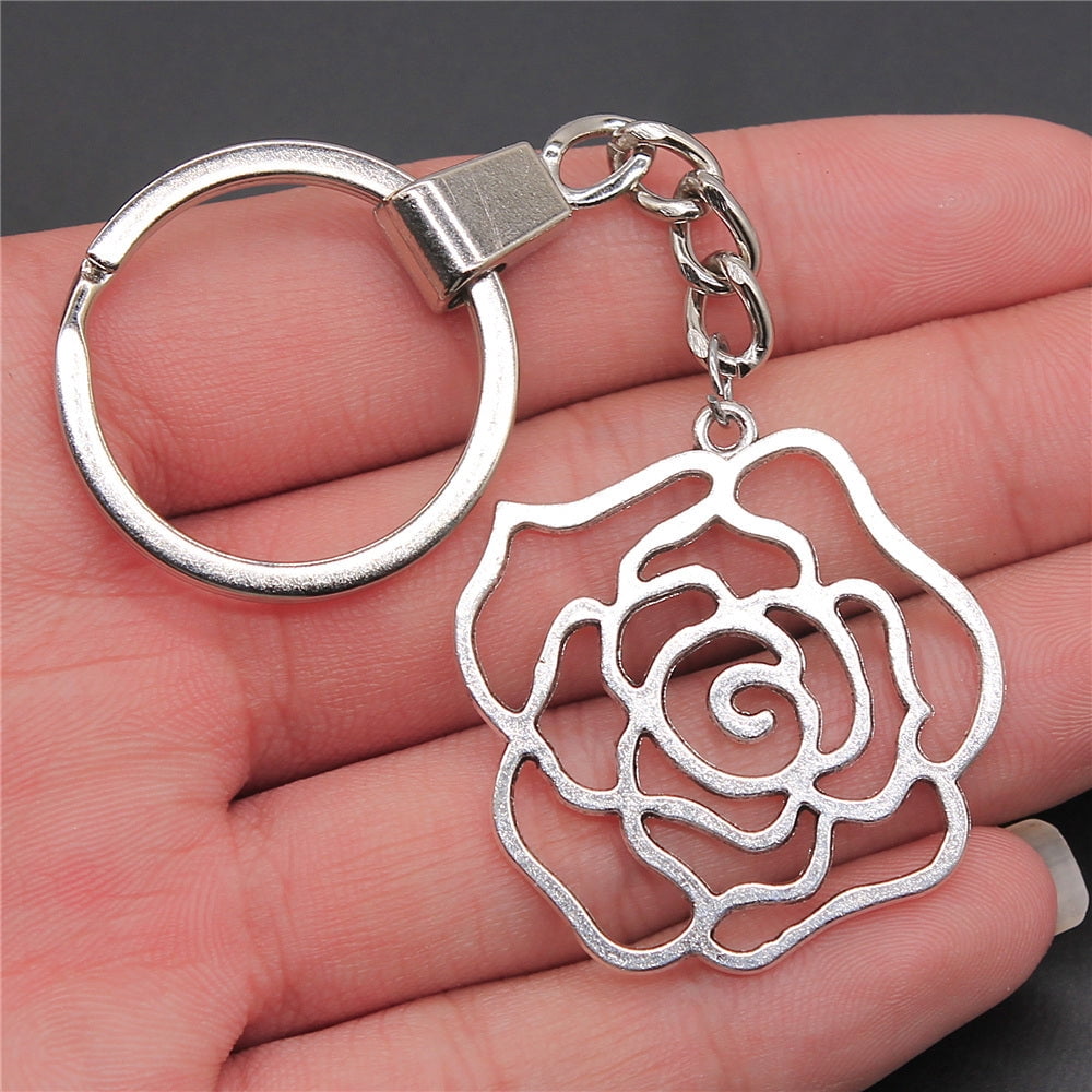 Tree of Life Keychain Geometric Alloy Key Ring Simple Fashion Gift Idea Bag Charm Car Key Decoration Accessories for