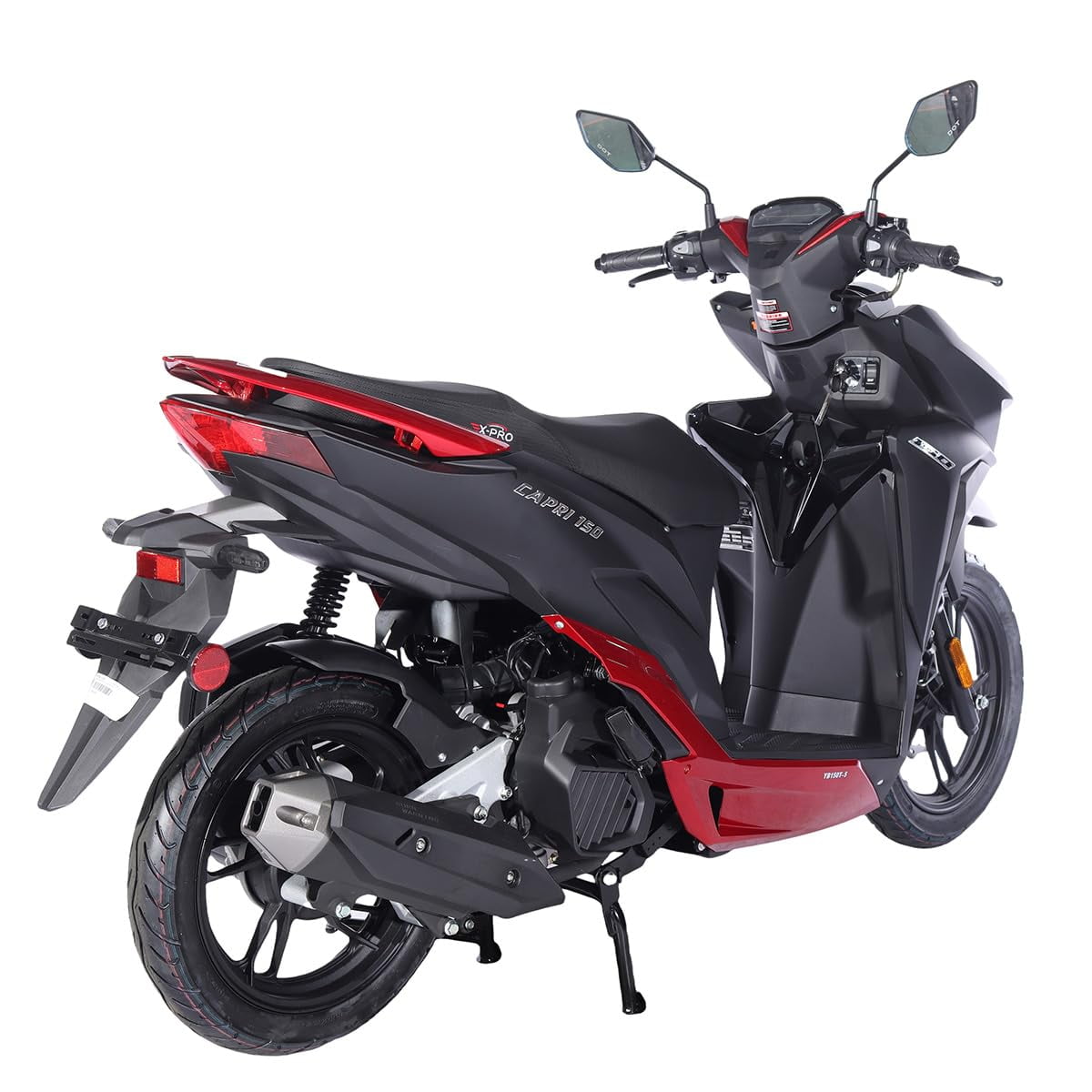 X-PRO Brand New Capri 150cc Moped Scooter with 13" Aluminum Wheels, Electric/Kick Start!