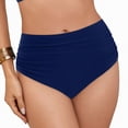thumbnail image 3 of UAYOTSE Full Coverage Bikini Bottoms for Womens Swimsuits Mid Rise Bathing Suit Bottoms for Women Ruched Tummy Control Swim Bottoms,Sizes M, 3 of 9