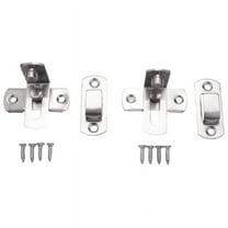 2 Pcs 90 Degree Right Angle Door Latch Hasp Bending Buckle Bolt Sliding Lock for Doors and Window