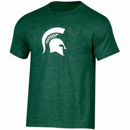 Michigan State Green - Michigan State Spartans Russell Youth Oversized Graphic Crew Neck T-Shirt - Green