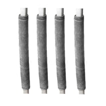 2 Pack Refrigerator Door Handle Cover Kitchen Appliance Decor Handles Anti-Skid Protector Fridge, gray Gold velvet