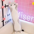 thumbnail image 1 of Coussin Long Rayé Mignon pour Chat Poupée en Tissu, 1 of 4