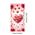 thumbnail image 6 of LUUFILx Valentine's Day Backdrop Romantic Heart Decorations Banner for Party Photography Props Background Celebration Event Supplies, 6 of 8