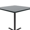 thumbnail image 4 of Bar Stool/Standing Height High Pressure Cafe and Breakroom Table - Grey Granite - 42"L x 42"W - Square, 4 of 5