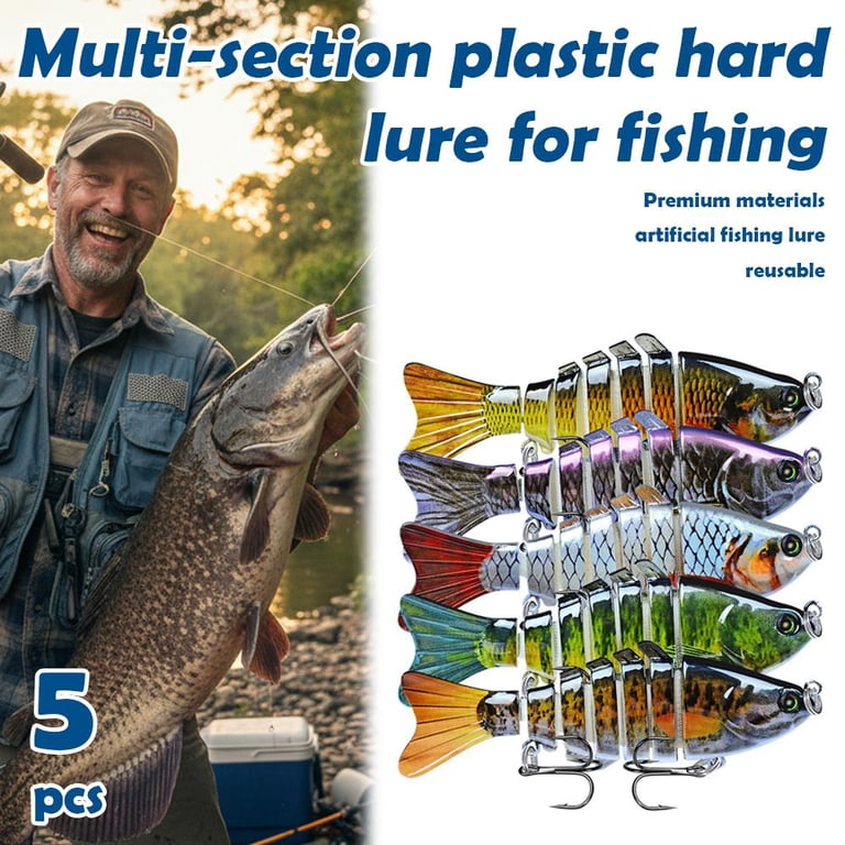 7 segment multi-jointed fishing lure Multi jointed suitable for bass Multi jointed fishing lure -
