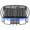 Blue, variant on 16FT Outdoor Trampoline for Kids and Adults, Heavy Duty Pumpkin Trampoline with Curved Poles and Anti-Rust Coating