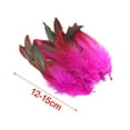thumbnail image 3 of S SERENABLE 50 Pieces Feathers for Crafts Decor Durable Soft Portable Handicraft Accessories for Party Hats Wedding Arrangements Costumes Rose Red, 3 of 8