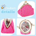 thumbnail image 5 of Holzlrgus Coin Purse Coin Bag Star Pouch Kiss-Lock Change Purse Small Wallets Coin Pouch for Women (Red), 5 of 7