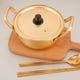 thumbnail image 2 of Olla coreana para fideos ramen, olla de aluminio con doble asa y tapa para fideos instantáneos, 2 of 8